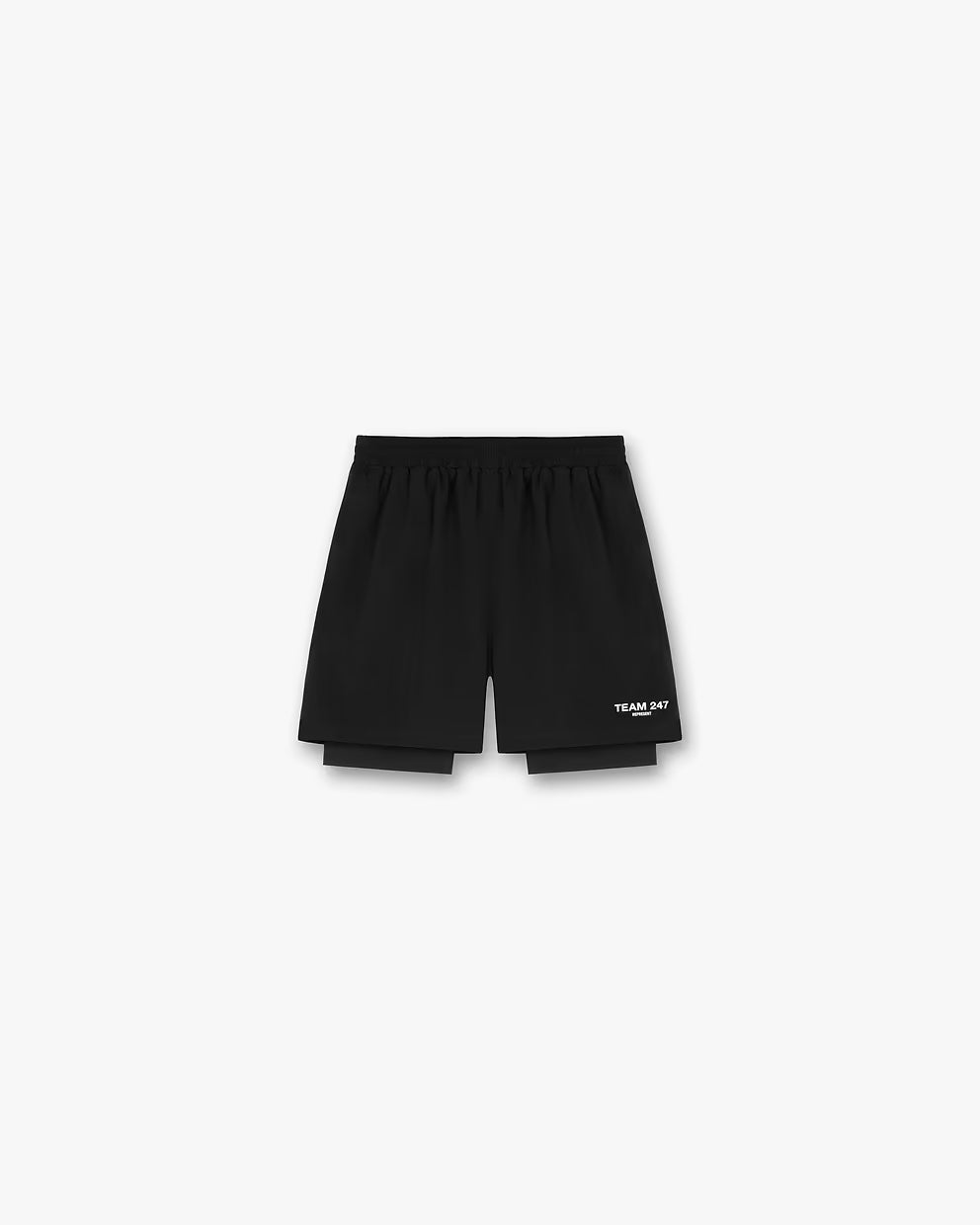 Team 247 2-In-1 Shorts - Black - fitti